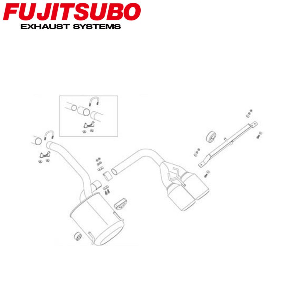 フジツボマフラー FUJITSUBO 車 A-R FIAT 500 ABA-31212 H20.3～H28.1 550-94413 ステッカー付き