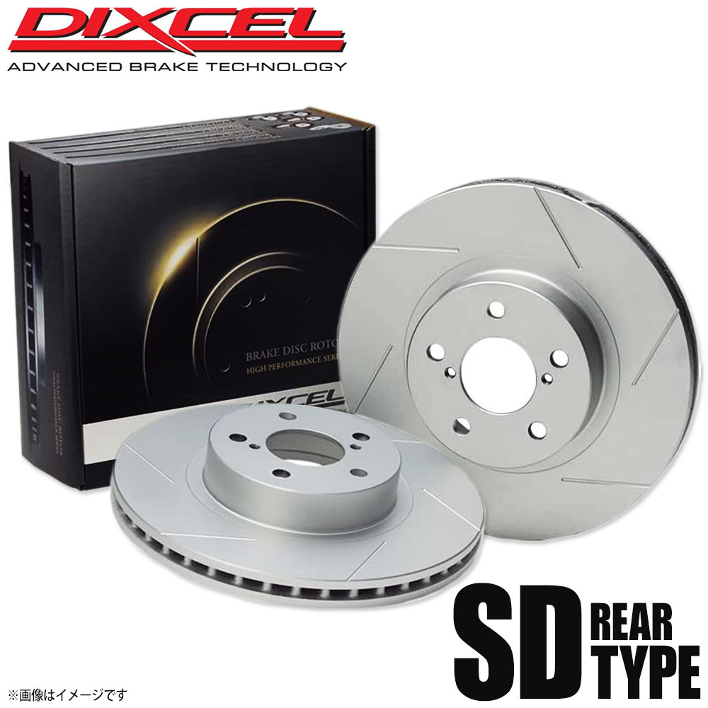 DIXCEL ディクセル ブレーキローター SDタイプ リア MITSUBISHI ミツビシ PAJERO パジェロ V44W/V44WG 3458082 SD