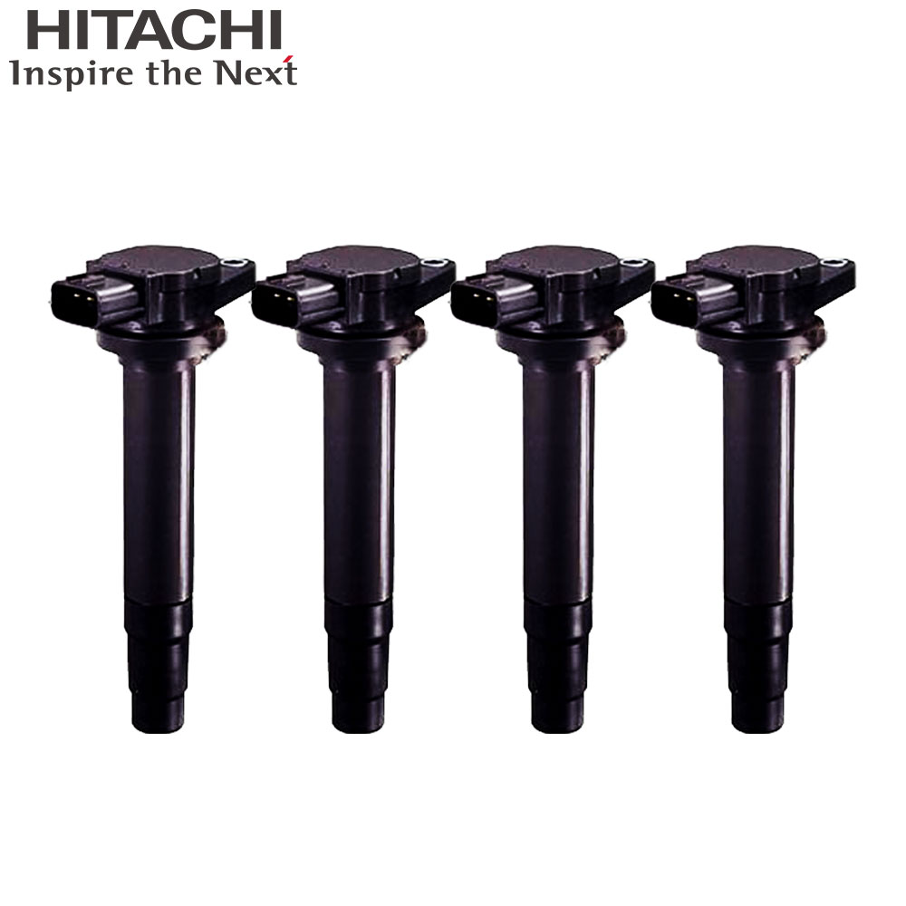 HITACHI 日立 イグニッションコイル TOYOTA トヨタ イスト ZSP110 07.07～10.08 2ZRFE U19T14-COIL 4本