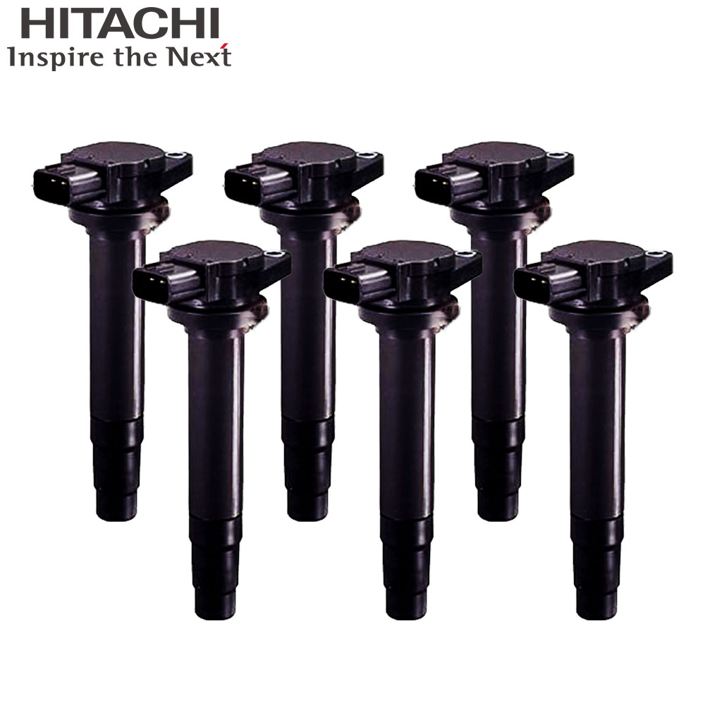 HITACHI 日立 イグニッションコイル HONDA ホンダ インスパイア/インスパイアアルマス UA5 98.10～03.06 J32A U09001-COIL 6本