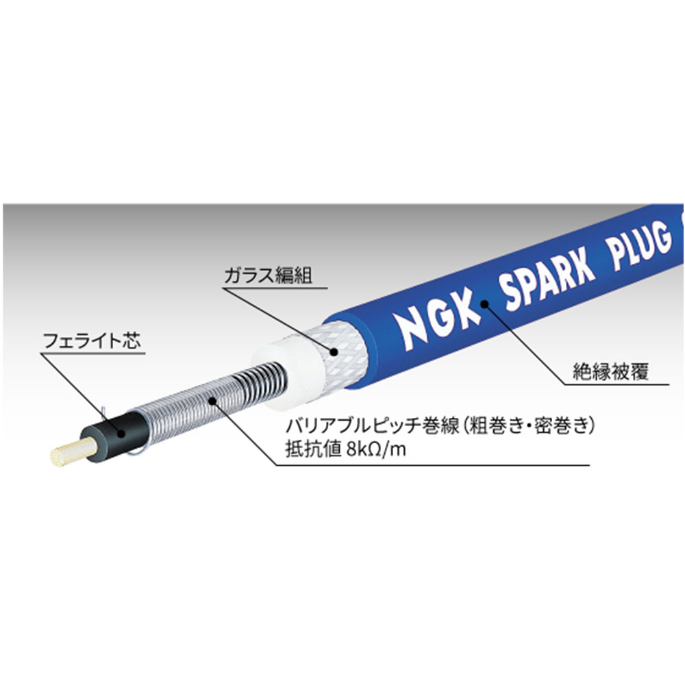 NGK エヌジーケー プラグコード MITSUBISHI ミツビシ ランサー CB5AR H4/10～H8/10 RC-ME79 2