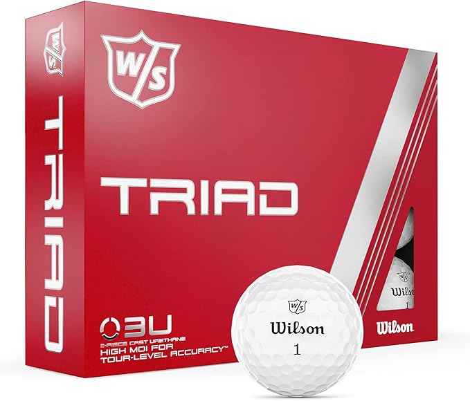 Wilson Staff Triad Golf Ball ウィルソン スタッフ トレイド ゴルフボール 1ダース