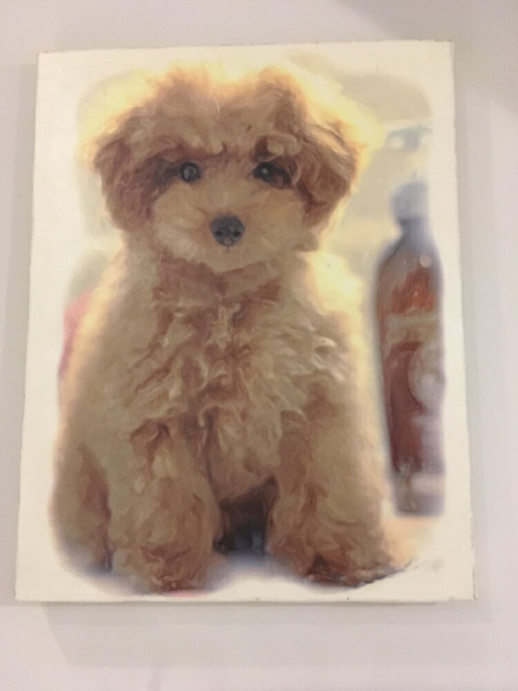メモリアルグッズ デジタル 油絵風 ペット 犬 猫 ペット デジタル 思い出 に 犬 口臭予防 残る 似顔絵 メモリアル プレゼント ペット用品 小型犬 絵 誕生日 位牌 記念日 制作30日 プードル専門店アッシュブロンド頂いたワンちゃんの画像データをもとに筆のタッチを表現