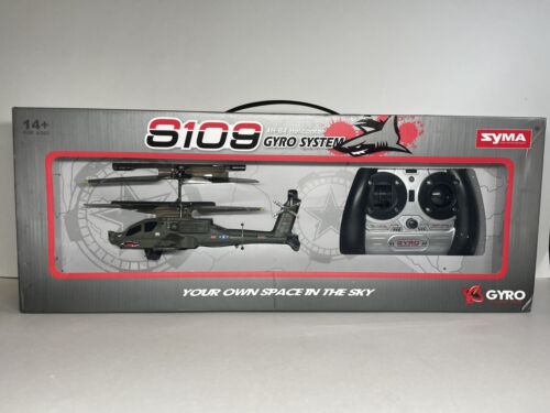 AIRGAME GYRO Syma S109 G 3.5 Channel RC Helicopter with Gyro ヘリコプター AH-64 プレゼント