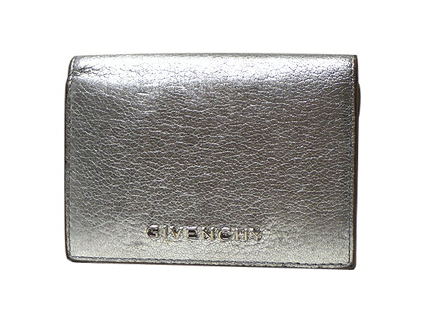 樂天商城 - GIVENCHY ジバンシィカードケースシルバー【中古】【送料無料】【質屋出品】