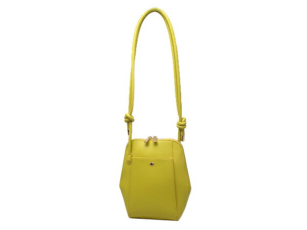 樂天商城 - MICHEL KLEIN ミッシェルクランショルダーバッグイエロー系【中古】【質屋出品】