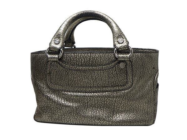 樂天商城 - CELINE セリーヌブギーバッグ ハンドバッグゴールド系【中古】【送料無料】【質屋出品】