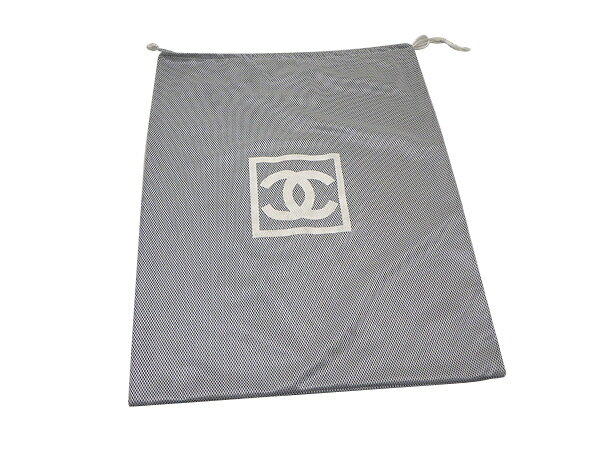 樂天商城 - CHANEL シャネル巾着袋グレー ココマーク【中古】【質屋出品】