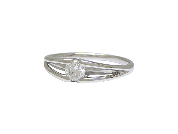 Rakuten - リング 指輪Pt1000(プラチナ) ダイヤモンド0.30ct【実寸】11.5号【中古】仕上げ済み【送料無料】【質屋出品】