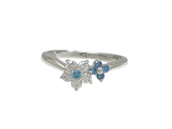 樂天商城 - リング 指輪Pt900(プラチナ)ダイヤモンド0.30ct(トリートメントダイヤ含む)【実寸】10.5号 フラワー 花【中古】仕上げ済み【送料無料】【質屋出品】