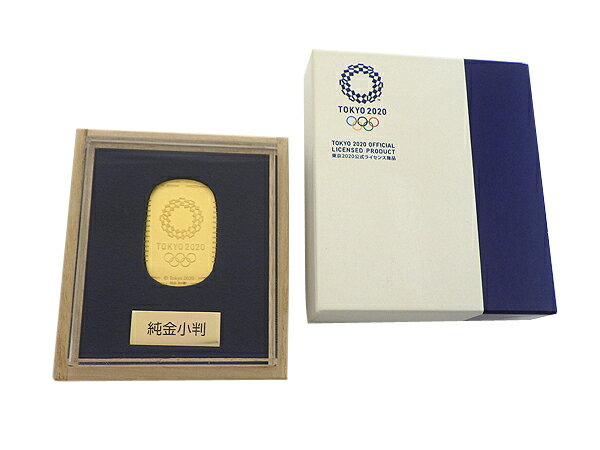 商品情報 ブランド — 商品名 純金小判 程度 中古a品　※下表"程度ランク説明"参照。 サイズ 【実寸】H4×W2.5cm 素材 K24 総重量 10.4g 付属品 箱・ケース 仕様・状態 TOKYO 2020 保管時についたと見られる小傷がございます。 また、付属の箱に劣化・若干の黄ばみ・スレ・汚れ・小さな剥がれ、 ケースガラスに擦れ・小傷・汚れがございます。 ※その他、展示・保存の際に生じたわずかなダメージはご了承ください。 保証規定 バッグ・財布・小物・アクセサリー等には 無償修理補償の適用はございません。 決済方法 こちらの商品は30万円以上のため、代金引換でのご注文は承れません。 程度ランク説明 ●当店独自の基準となりますのでご確認下さい。 ●商品の状態を正確にお伝えできるよう努めておりますが、多少の差異はご了承ください。また商品についてご不明な点等御座いましたら、事前にお問い合わせ下さい。　