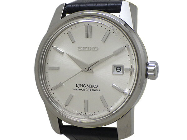 SEIKO セイコー腕時計 KING SEIKO キングセイコーSDKA001 SS(ステンレススチール)/革ベルトシルバー(銀)文字盤 AT(自動巻き)140周年記念限定モデル 3000本限定【中古】【送料無料】【質屋出品】