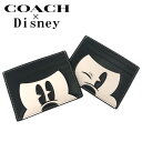 コーチ（COACH) 【COACH】 コーチ×ディズニー ミッキーマウス スリム ID カードケース アウトレット cm726 cm728