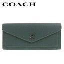 【COACH】 コーチ ウィン ソフト ウォレット レザー 長財布 WYN SOFT フォレスト c2326