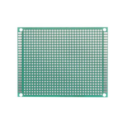 YOKIVE 片面ユニバーサルプリント基板2枚 FR-4 PCB錫メッキ基板 DIYはんだ付け電子プロジェクトに最適 緑 70x90mm