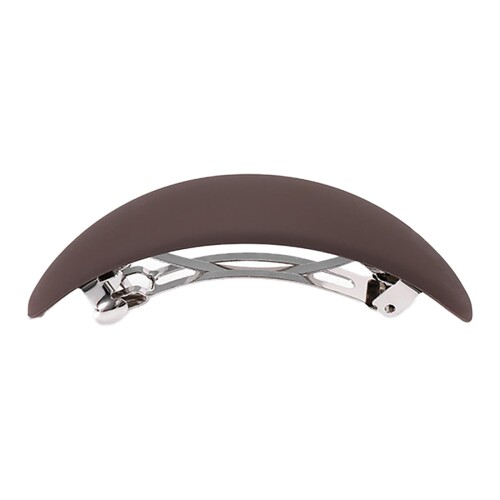 (ナカノヤ) NAKANOYA バレッタ 65mm 1個 プラスチック 樹脂 ステンレス ヘアクリップ 無地 シンプル く..