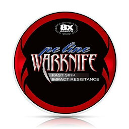 Warknife PEライン 釣り糸 X8 300m (1号 1.2号 1.5号 2号 2.5号 3号 3.5号 4号 5号 6号 7号 8号 9号 10号) ホワイト