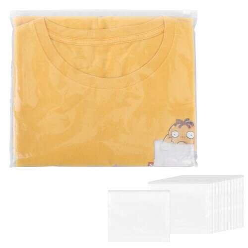 Svaldo スライダー付衣服収納袋 穴なしタイプ 横型タイプ 25枚セット 30.5*25.5cm チャックバッグ 半透明 防水ポーチ 靴袋 洗濯袋 旅行 透明 ビニールバッグ 洗濯物入れ 着替え袋 濡れた服 水