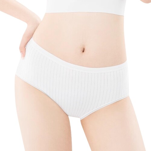 (RONGUI) 使い捨てパンツ 7枚セット レディース コットン 綿 100% 旅行 大きいサイズ 女性用 下着 ショーツ (ホワイト, 3XL)