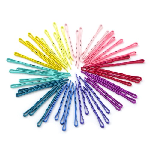 50枚入り ヘアピン 可愛い ヘアアレンジ ピン ヘアアクセサリー 編み込み 和装 洋装 併用 髪飾り (50枚入り)