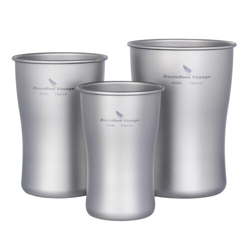 Boundless Voyage チタン ビールグラス ハイボール タンブラー ビール コップ ビールカップ 割れにくい..