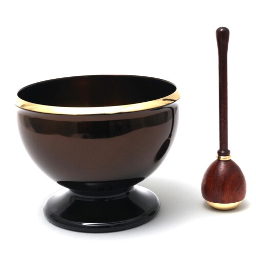 美しい音色 デザイナーズりん 倒れないリン棒一体型リンセット おりん 鈴