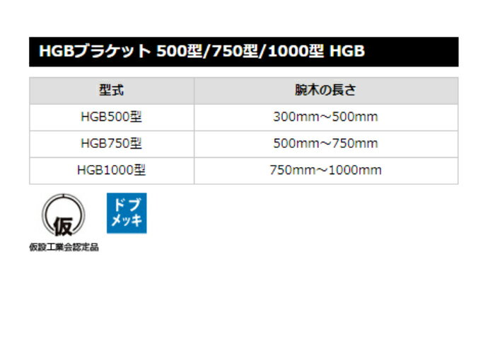 �ڥ֥饱�åȡ�4�ĥ��åȡ����߹��Ȳ�ǧ���ʡ�HGB-750���֥饱�åȡ�����Ĺ��500mm��750mm��ʿ�µ���