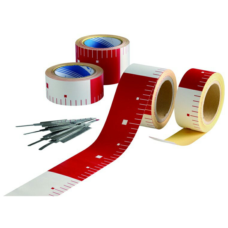 テープロッド 50w×25m巻　(赤白30ピッチ) AR-3343 1巻 アラオ