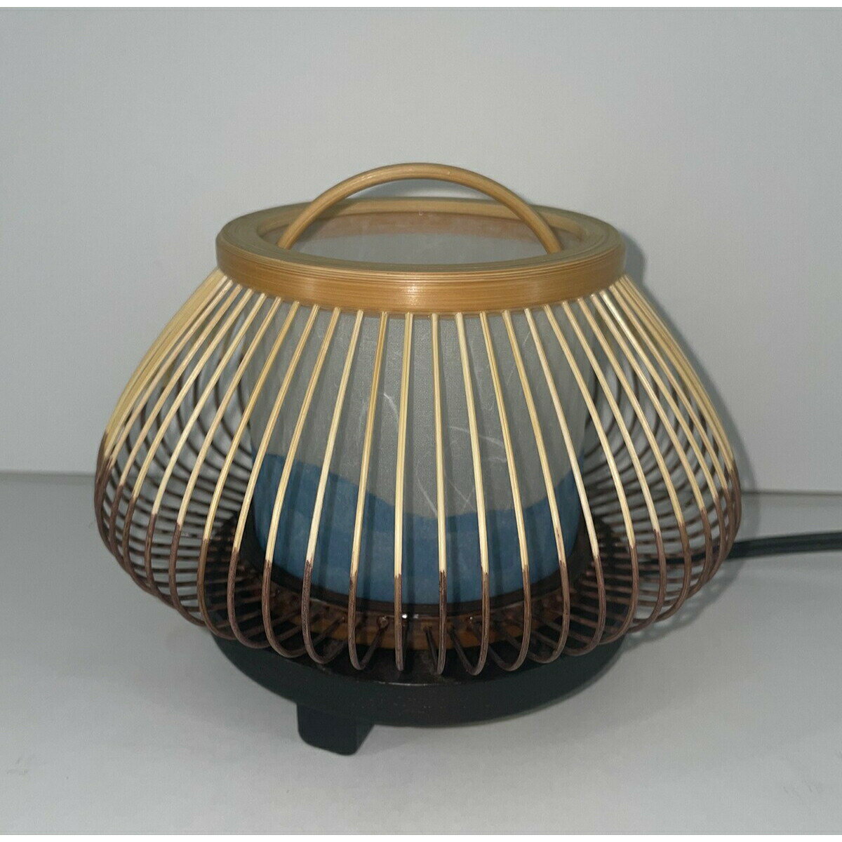 小さな富士山 あんどん 行灯 駿河竹千筋細工 ミニランプ 日本製