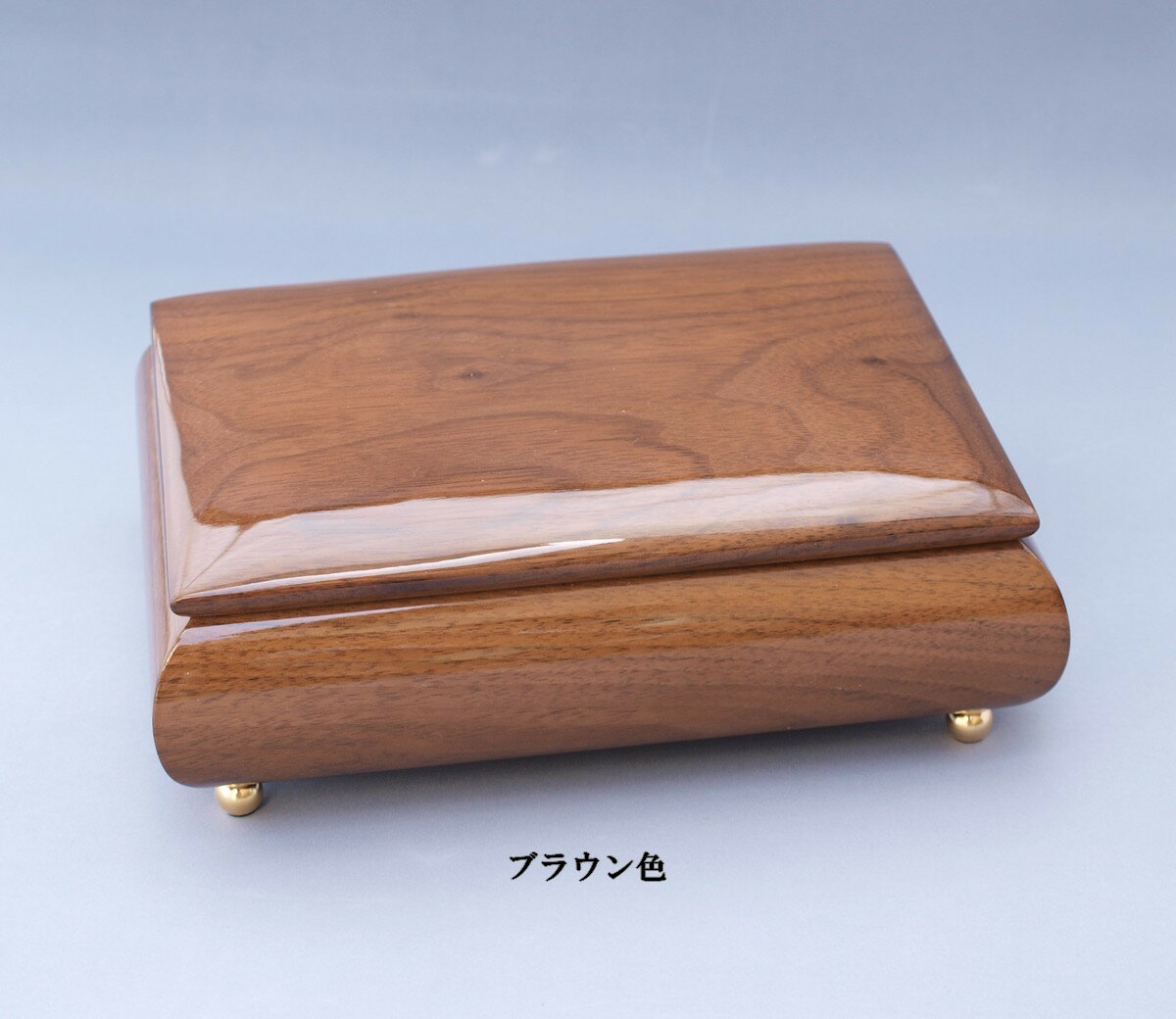 30弁 オルゴール OE028 ミーティス 日本製 ブラウン ホワイト ワイン ブルー