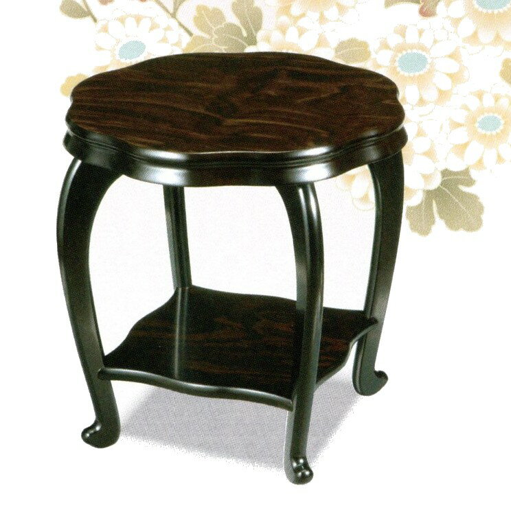 花台 華三号 黒檀調 25-63-1B 送料無料