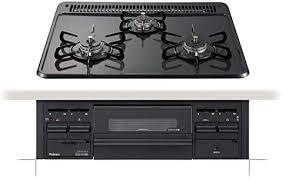 パロマ PD-200WS-60CK 2口ビルトインコンロ Sisto シスト 幅約60cm クリアパールブラック 両コンロ強火..