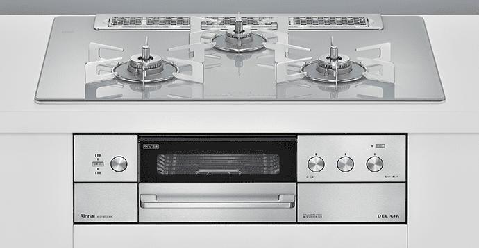 Rakuten - リンナイ RHS71W30E14RCASTW DELICIA 75cm 3V 7セグLED アローズホワイト ザ・ココット付