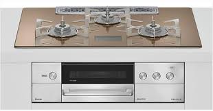 リンナイ RHS72W38M12VCSTW ザ・ココット付 デリシア ガラストップ天板 スパーリングカッパー グリル排気口小 ステンごとく 75cm ビルトインコンロ オーブン接続無 AC100V電源 レンジフード連動タイプ