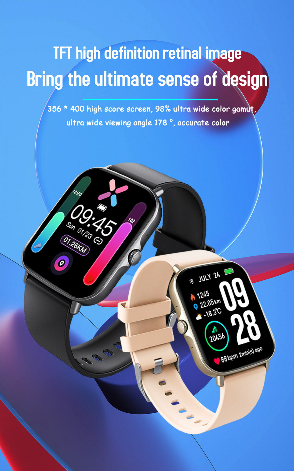 スマートウォッチ 革新モデル スマートウォッチ 日本製センサー Bluetooth通話 大画面 IP67防水 歩数計