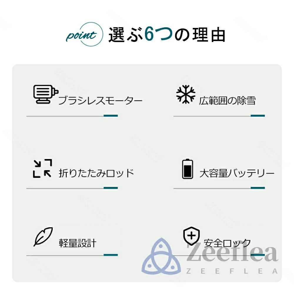 雪かき 電動 スコップ 電動除雪機 家庭用 除雪機 充電式 コードレス除雪機 素早い...