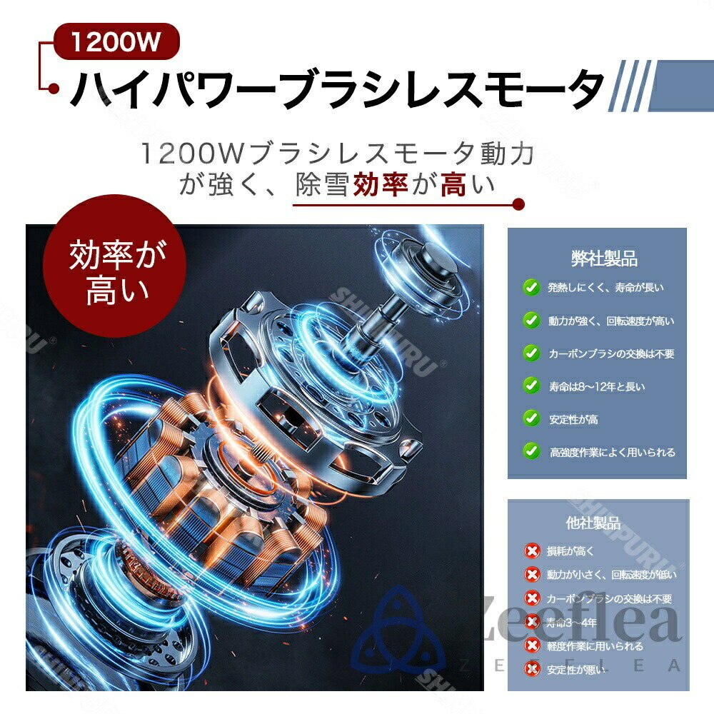 電動除雪機 除雪機 充電式 コードレス除雪機 雪かき 電動 スコップ 家庭用 除雪機 ...