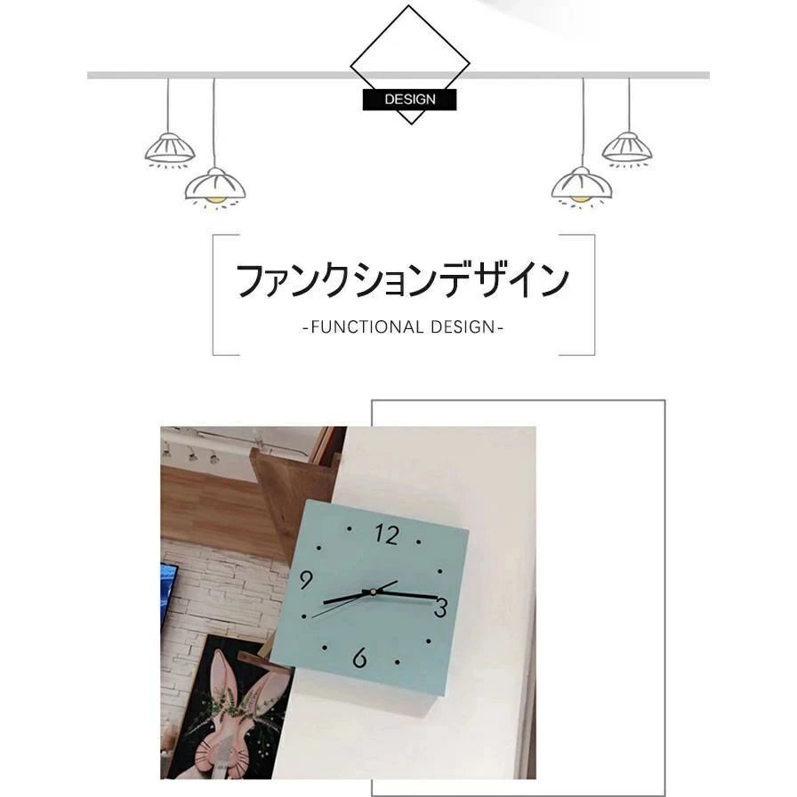 壁掛け時計 両面壁時計 インテリア 静音 壁掛け 時計 コーナー時計 北欧 シンプル ナチュラル リビング ダイニング 時計壁掛け時計 壁掛け 壁掛け 掛時計 かべ掛け時計 かわいい シンプル 大きい 静か 音がしない アナログ オシャレ お洒落 寝室や書斎にもおすすめ！ 贈り物 ashisuto13-10001336 ashisuto13 サンプル画像3