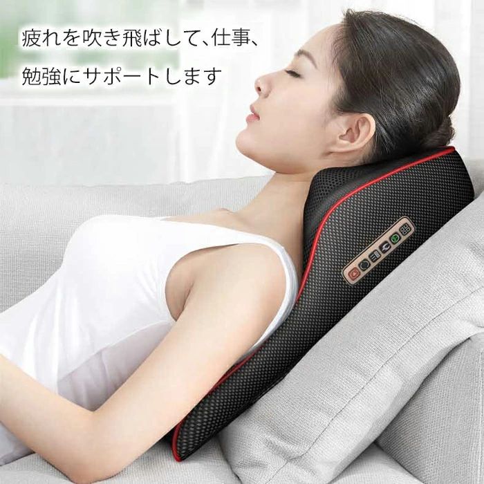 ashisuto13の腰マッサージ機 腰 首 肩 マッサージ機 マッサージ器 おしゃれ 背もたれ 母の日 父の日 敬老の日 贈り物 家庭用　車用 プレゼント｜アングル2