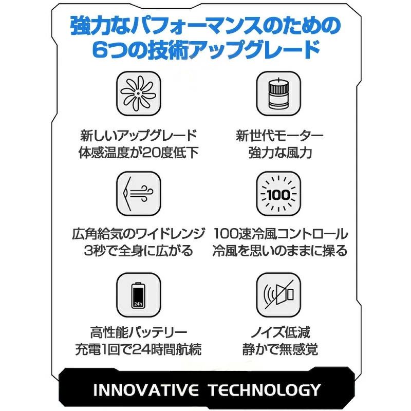 腰掛け扇風機 100段階風量調節 懐中電灯 卓上 首掛け 小型扇風機 大風量 コンパクト 軽量 ベルトファン usb 強力 静音 両手解放 携帯扇風機 強風 羽根無し 室外 屋外作業 ミニファン 持ち運び スポー - 2