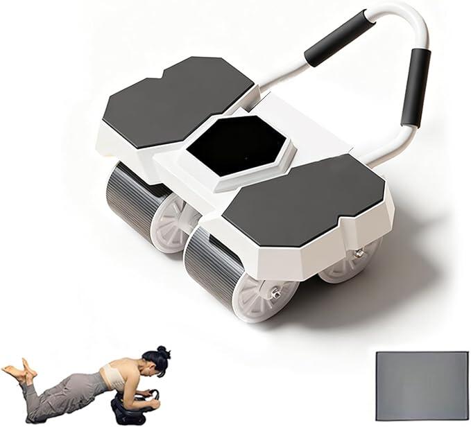 商品情報【効率的なトレーニング】この腹筋ローラーは自動リバウンド機能を搭載しており、手動でリバウンドする必要がなく、抵抗が軽減され、トレーニング効率が向上します。初心者でも簡単に使用できます。さらに、高強度トレーニングを求める上級者のニーズに応えるため、ローラーの設計により、前方への転がり距離が長くなり、累積弾性力が向上します。これにより、より強い抵抗が得られ、腹筋トレーニングの効果が向上します。【安定性と快適性の向上】この腹筋ローラーは4輪式で安定性を高めています。アーチ型のサポート構造により、運動中の揺れや転倒の心配がありません。アームレストは幅広で厚みがあり、滑り止めと吸汗性に優れたグリップが付いています。運動中の快適性が向上し、継続してトレーニングを続けられます。【組み立て・持ち運び簡単】スナップオン設計を採用し、わずか5秒で設置できます。初心者でも短時間で簡単に組み立てられます。場所を取らず、床を傷つけず、周りの人の迷惑にもならないので、ご家庭での使用に便利です。【トレーニング頻度とアフターサポート】初心者の方は、週3〜4日のトレーニングをお勧めします。1日20回×5セットを推奨し、セット間の休憩は1分間とします。トレーニング頻度と時間は、ご自身のニーズに合わせて調整できます。トレーニング翌日に軽い筋肉痛を感じる場合がありますが、これは正常な現象ですので、安心してご使用ください。本製品には1年間の保証が付いています。ご質問やご意見がございましたら、お気軽にお問い合わせください。