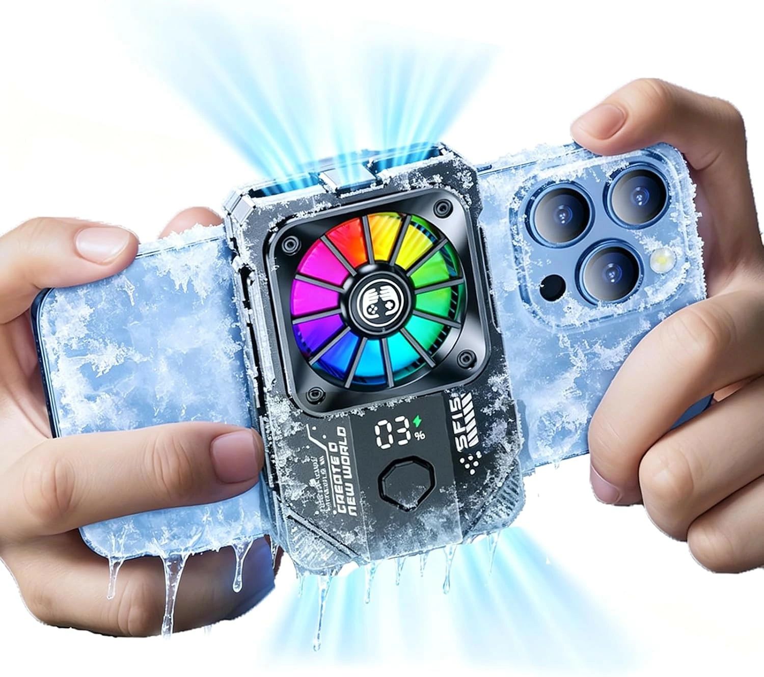 商品詳細 商品特徴： 1. 【スマホの急速冷却・3秒高速冷却】この製品は発熱したスマホを直接冷やし、スマホ動作が重くなる、ラグくなるといった問題を解決してくれます。 冷却方法はペルチェ式（冷蔵庫と同じ）を採用しており、電源を入れると3秒ほどで冷たく感じます。ペルチェ素子を利用した強力な冷却効果で、バッテリーの劣化を抑え、スマホの性能を常に最適に保ちます。原神・FGO・崩壊・勝利の女神を長時間プレイしても、動画撮影・ライブ配信中の熱による落ち frame やスローダウンを完全除去。猛暑の夏も快適なゲーミング体験を保証します！ 2. 【3段階の冷却モード・LEDディスプレイ搭載】強・中・弱の3段階風量調整に対応し、使用シーンに合わせて簡単に切り替え可能。日常使いから高負荷ゲームまで、シーンに合わせて冷却レベルを自由に切り替え可能です。AIモードではスマホ温度に応じて自動調整し、冷やしすぎを抑えながら効率よく冷却。5V/3A入力推奨で安定したパフォーマンスを発揮します。表面温度と冷却モードを表示できるLEDデジタルディスプレイを搭載。ひと目でスマホの温度を把握できてとても便利！ 3. 【USB給電・大容量バッテリー】バッテリー内蔵型と違い、USB給電式なので本体がわずか72g。重さを感じずにゲームプレイできます。付属の約1m Type-Cケーブルを使えば、モバイルバッテリーやパソコン、USB充電器から電源供給可能。自宅やオフィスはもちろん、外出先でも簡単に冷却できます。USB給電で安定して使えるだけでなく、2000mAhバッテリー装着時はコードレスで約3時間使用可能。自宅では有線でしっかり、外出先ではワイヤレスで手軽に使える2WAY仕様です。 4. 【伸縮式クリップで幅広い機種に対応】伸縮式のデザインは幅広い機種に対応して、iPhone/Xperia/ samsungなど幅68mm ~ 90mmのスマホに対応しています。クリップの上下に滑り止めのシリコンが付いているので、スマホを傷つけずにしっかり固定できます。 マグネット式がはがれやすい、マグネットシールが見栄えが悪い、スマホの跡がきれいに取れないといった問題を解決します。※機種によっては電源ボタンやカメラレンズと干渉する場合があります。クリップの位置を微調整してお使いください。 5. 【 三脚・スタンドに取り付け可能・約20dBの静音設計】 本ゲーミングスマホクーラーはデバイスの性能を最大限に引き出し、ゲームのカクつきや配信の遅延を抑え、スムーズな操作体験を実現します。本体には三脚・スマホスタンドなどに取り付けできるネジ穴を搭載。?俯瞰撮影、ビデオ通話、会議、映画鑑賞、またはライブストリーミング等に最適です。首や背中の疲れを軽減し、最も快適な視野角と人間工学に基づいた高さを与え、手を解放しながら最高の視覚体験を提供します。動作音は約20dBと静かで、図書館、カフェ、オフィス、深夜の使用でも周囲を気にせず使いやすい設計。 ★安心保証★ 商品到着後、何か不具合がございましたら、是非ご連絡くださいませ。無料交換や返金など対応致します。 ※商品のカラーについて※ ●ディスプレイの環境によって、画像の色が実物と異なる場合がございます。 ●紹介画像はイメージです、一部他機種のケースを使用している場合がございます。 ●製品のカラー名は、弊社スタッフが設定しておりますので、一般的なJIS規格とは異なる場合もございます。 関連ワード スマホ 冷却ファン ペルチェ素子 3秒急速冷却 USB給電式 バッテリー内蔵 2000mAh 大容量 3段階冷却モード LEDディスプレイ 凍結可能 暑さ対策グッズ 軽量 揺れない 静音 コンパクト 三脚対応 携帯クーラー スマホ熱対策 ゲーム/ライブ/写真撮影/動画視聴/テレワーク時に対応 メーカー希望小売価格はメーカーカタログに基づいて掲載しています