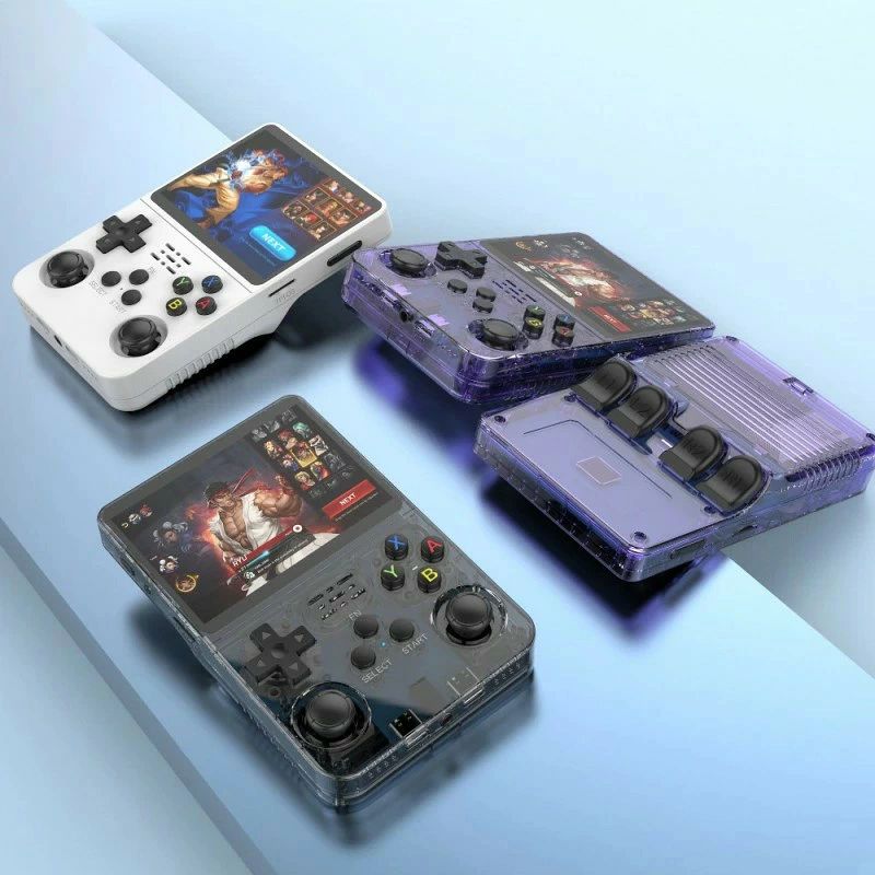 ashisuto13のポータブルゲーム機 携帯ゲーム機本体 オープンソース R36S レトロハンドヘルドビデオゲームコンソール Linux システム 3.5 インチ IPS スクリーンポータブルポケットビデオプレーヤー R35S 64 ギガバイトゲーム｜アングル3