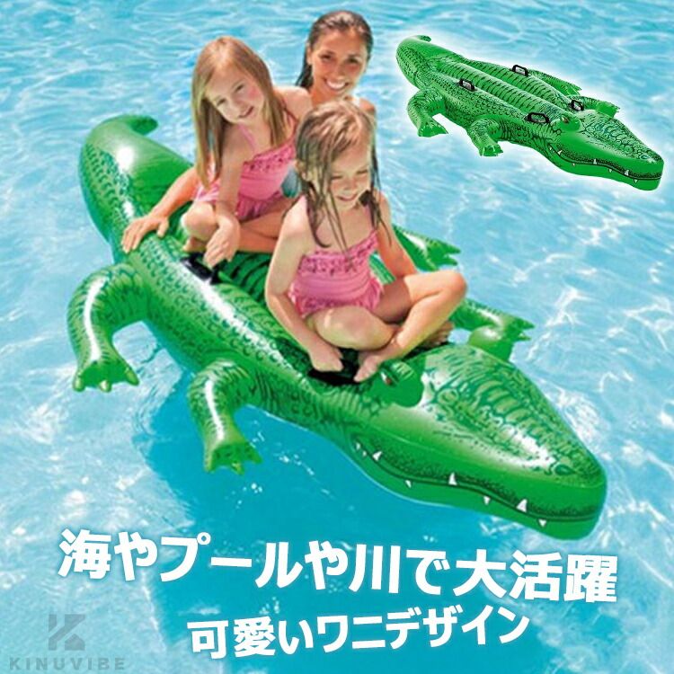 【商品コード】：y813247 【カラー】 グリーン ブルー グリーンワニフロート 素材:PVC 耐荷重:130kg サイズ: 外径（約）2.03*1.14m 重さ:約1.5kg ブルージンベエザメ 素材:PVC 耐荷重:90kg サイズ: 外径（約）1.93*1.22m 重さ:約1.4kg 原産国 : 中国 【この商品について】 高品質PVC材料を採用して作られ、環境に優しい素材を使用しており、安全で耐久性があります。 快適で軽量、膨張と収縮が簡単、持ち運びに便利、保管と持ち運びが可能です。使用しないときは、空気を抜いてから折りたたんで簡単に保管できます。 ハンドルが身体のバランスを取り、安全で安定したサーフィンができるので、お子様の使用に最適です。 子供と大人が夏を楽しんだり、太陽の下でくつろいでリラックスしたりするのに最適です。水泳、スポーツ、サーフィン、リラクゼーション、パーティーなどに最適です。 ※簡易包装となりますのでご理解の程よろしくお願いします。 ※手動測定による1〜3cmの測定偏差を許容してください。 ※モニターや光の効果が異なるため、実際の色は写真の色と若干異なる場合があります。 ※仕様・デザインは改良のため予告なく変更することがあります。【商品コード】：y813247 【カラー】 グリーン ブルー グリーンワニフロート 素材:PVC 耐荷重:130kg サイズ: 外径（約）2.03*1.14m 重さ:約1.5kg ブルージンベエザメ 素材:PVC 耐荷重:90kg サイズ: 外径（約）1.93*1.22m 重さ:約1.4kg 原産国 : 中国 【この商品について】 高品質PVC材料を採用して作られ、環境に優しい素材を使用しており、安全で耐久性があります。 快適で軽量、膨張と収縮が簡単、持ち運びに便利、保管と持ち運びが可能です。使用しないときは、空気を抜いてから折りたたんで簡単に保管できます。 ハンドルが身体のバランスを取り、安全で安定したサーフィンができるので、お子様の使用に最適です。 子供と大人が夏を楽しんだり、太陽の下でくつろいでリラックスしたりするのに最適です。水泳、スポーツ、サーフィン、リラクゼーション、パーティーなどに最適です。 ※簡易包装となりますのでご理解の程よろしくお願いします。 ※手動測定による1〜3cmの測定偏差を許容してください。 ※モニターや光の効果が異なるため、実際の色は写真の色と若干異なる場合があります。 ※仕様・デザインは改良のため予告なく変更することがあります。