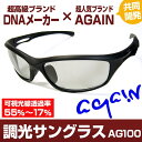 2万2,000円→63％OFF 送料無料/AGAIN調光サングラス/調光レンズ/マッドブラック加工/釣り ゴルフetcスポーツ・アウトドア スポーツ/AG100「39ショップ」