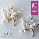 【1,890円⇒200円OFF★マラソン大特価】≪品質と高級感にこだわった≫パール ブローチ≪落下防止ブローチストッパー付≫【ALA パールの小枝】卒園式 卒業...