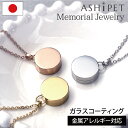 【金属アレルギー 対応】ASHIPET 遺骨ペンダント ステンレス【メモリアルジュエリー＜サークル＞】全3色 刻印なし 巾着付 手元供養 6点セット アジャスター付 ペットロスペンダント 遺骨 ネックレス ペット 仏具 犬 猫 遺骨アクセサリー 分骨 骨壺 歯 遺骨カプセル 遺骨入れ