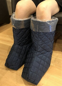 足湯長靴 温ぽんONPON ネイビ− ふくらはぎまで温める 足湯 お湯が冷めにくい 折りたたみできる 軽量な携帯型 フットケア リラックス 冷え性 冷え症対策 疲れ むくみ改善 足元ぽかぽか 温める フットバス 足温器 温足ブーツ 入浴剤が使える