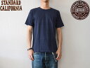 スタンダードカリフォルニア Standard California SD UNDERWEAR CREW NECK T NAVY ストリート アメカジ シンプル ...