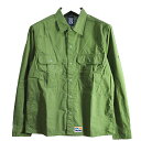 スタンダードカリフォルニア Standard California SD Coolmax Fabric Outdoor Field Shirt OLIVE SHOLA1501 秋物 秋服